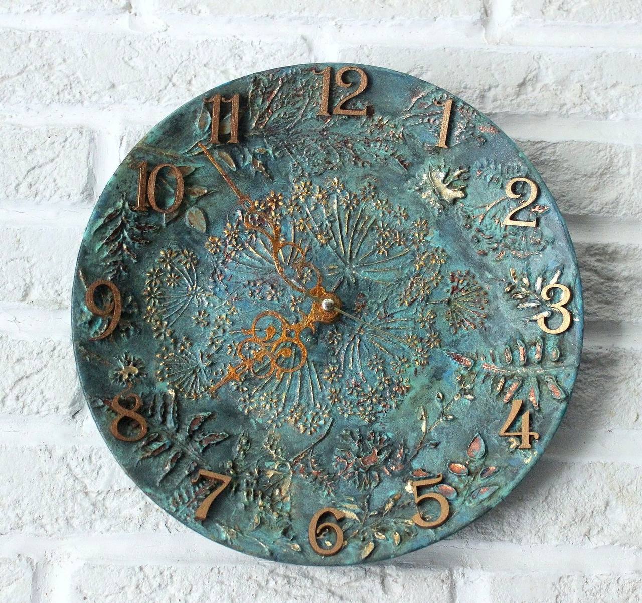 Verdant Relic Wall Clock