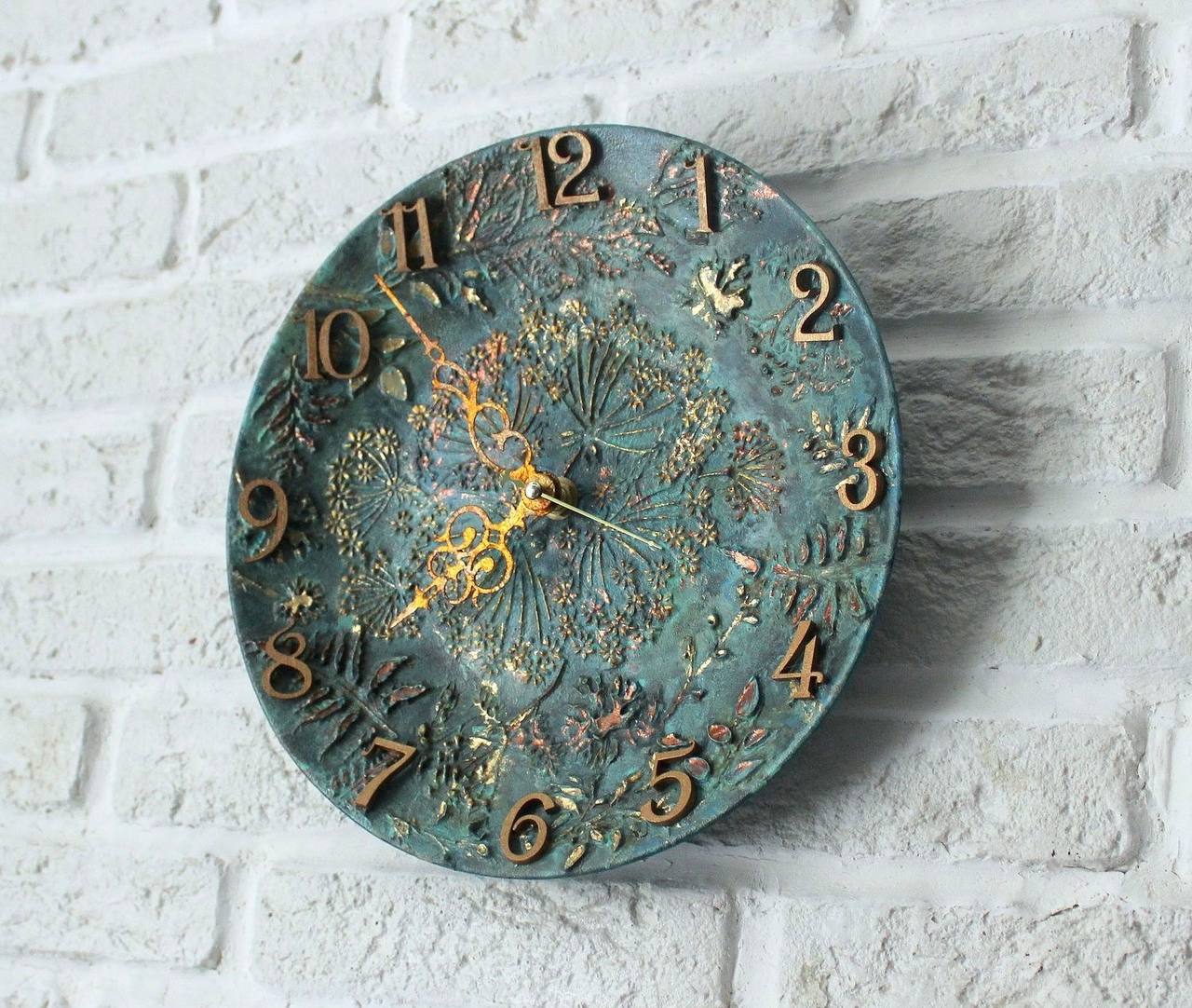 Verdant Relic Wall Clock