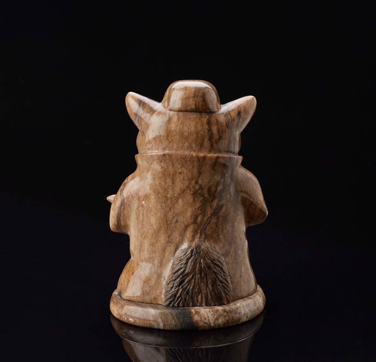 Miner Cat Figurine