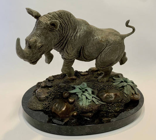 Spirit of the Rhino Sculpture