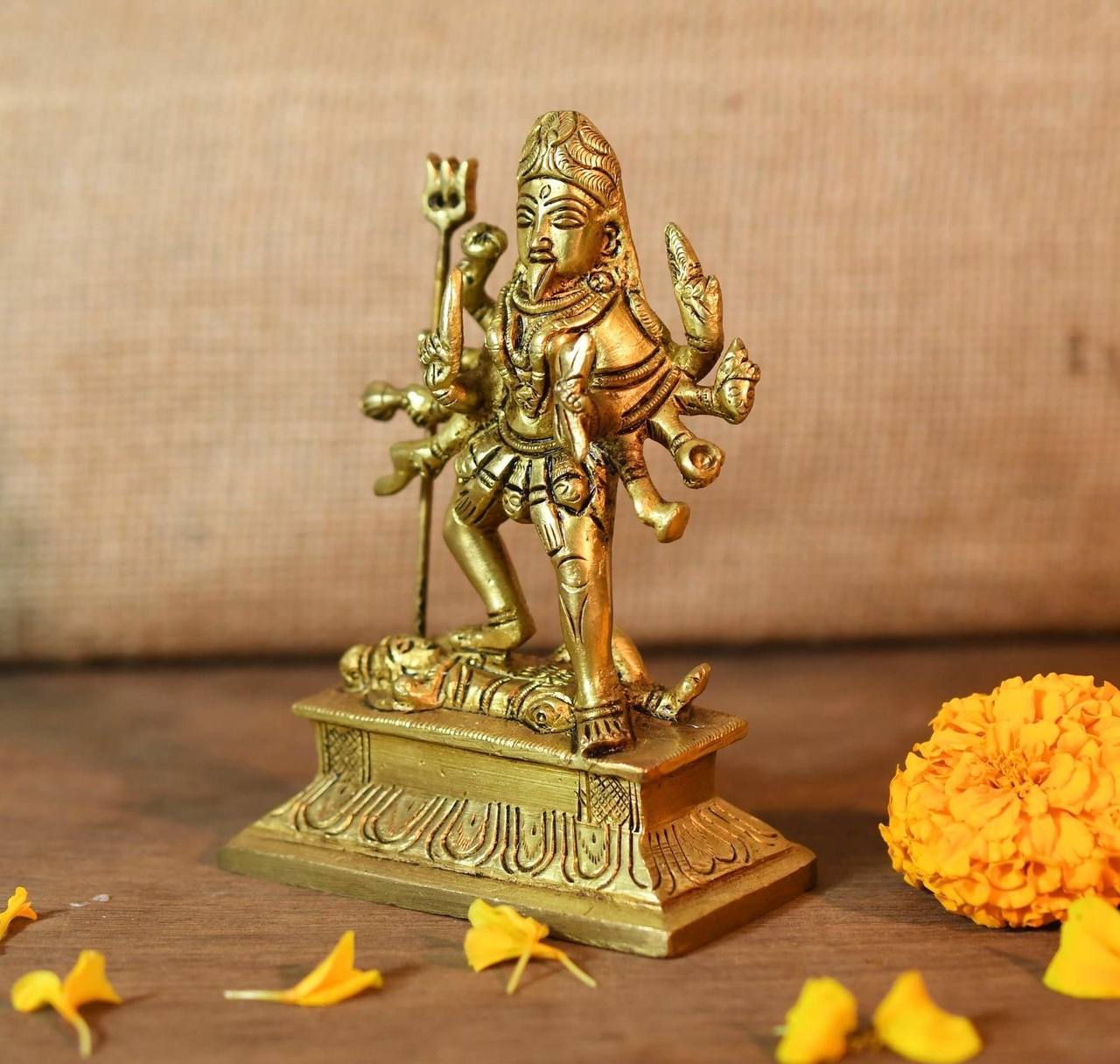 Golden Kali Statue