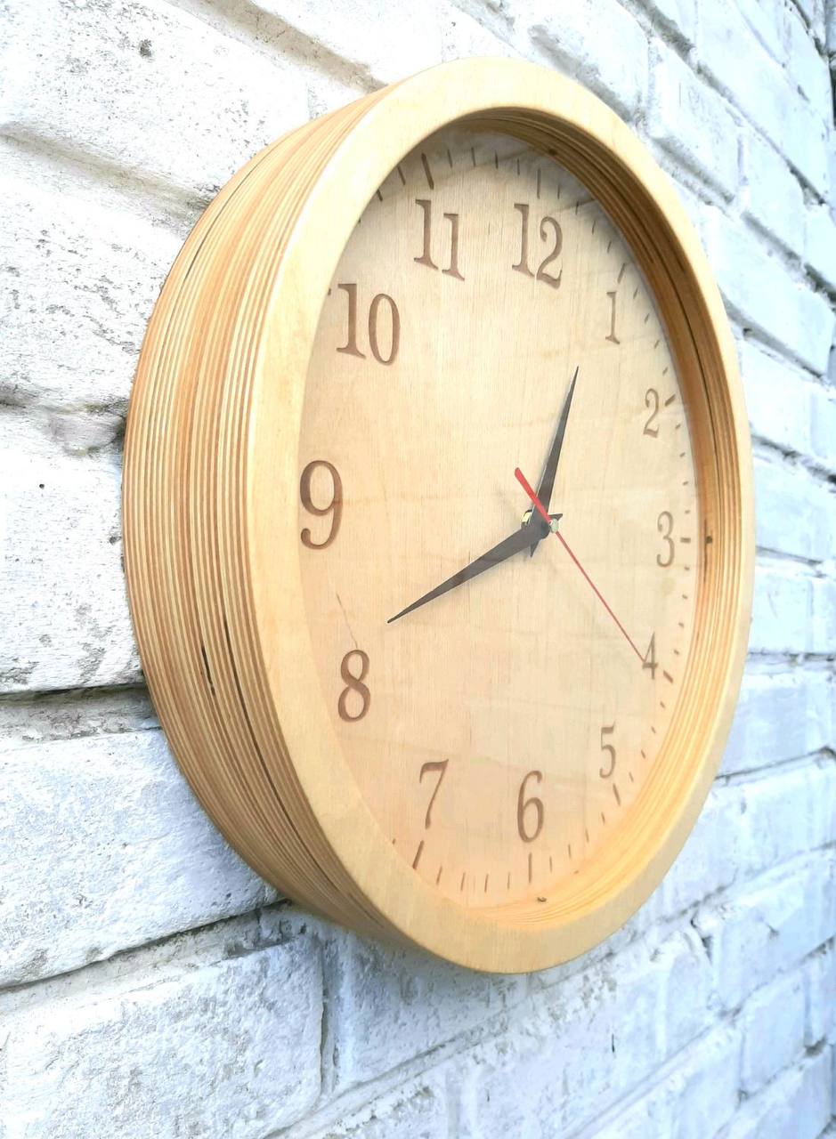 Nordic Pine Wall Clock